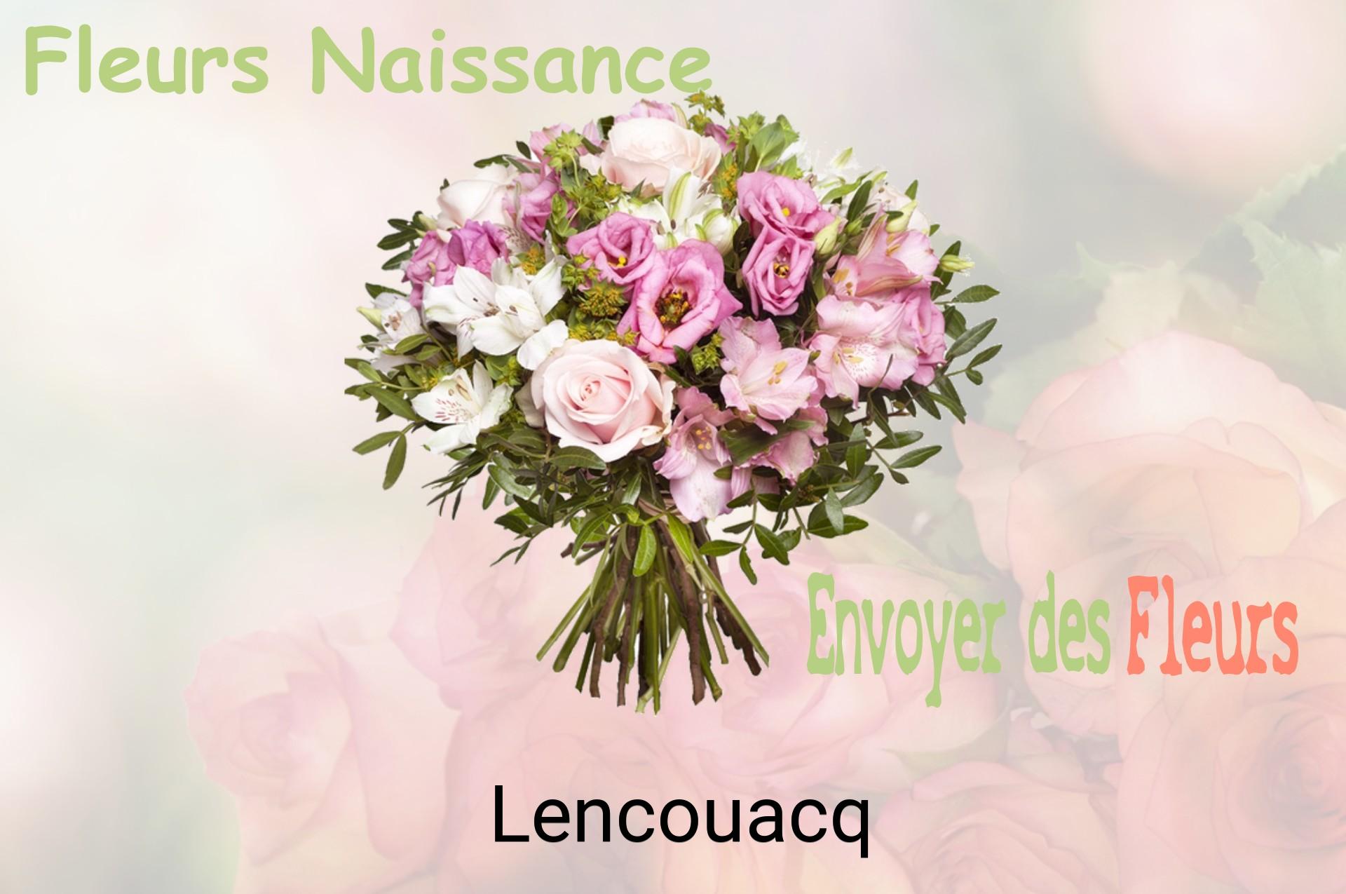 Bouquet de fleurs de naissance livré à Lencouacq